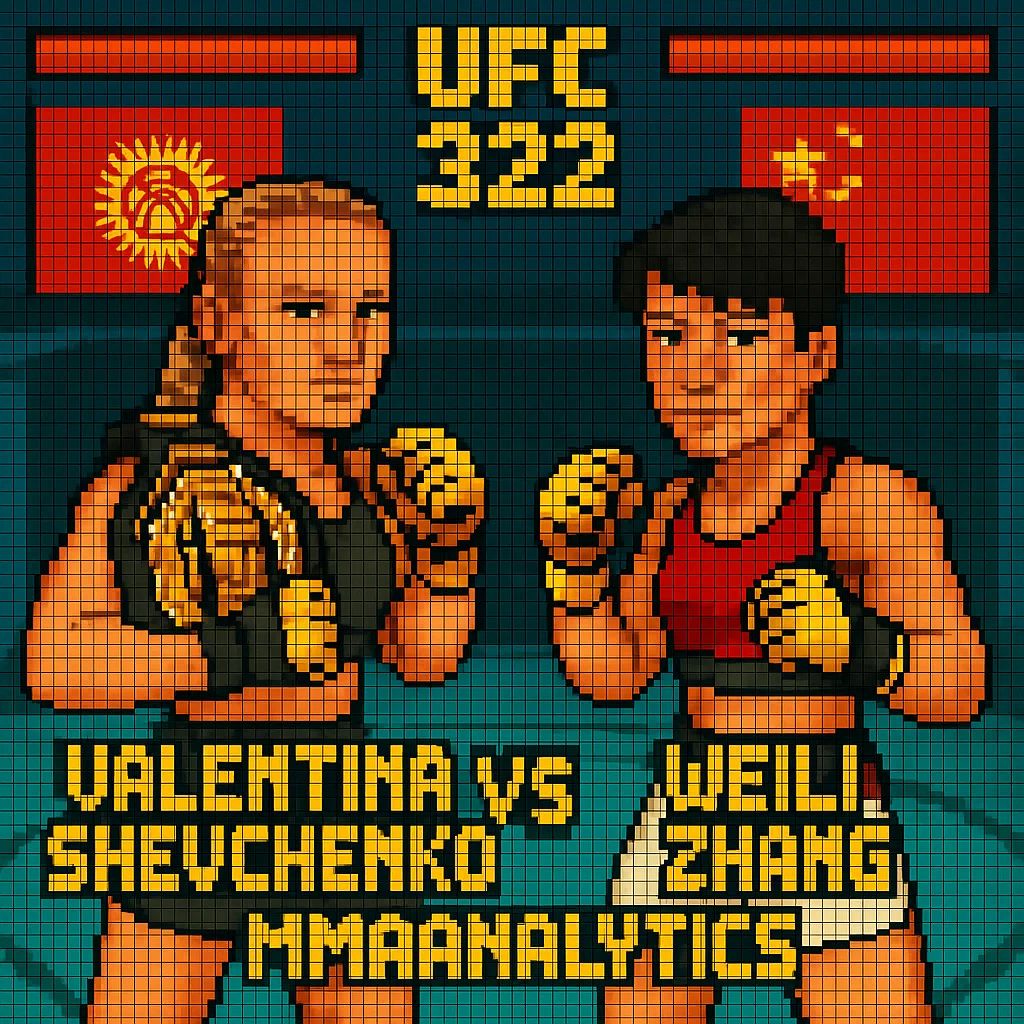 Valentina Shevchenko vs Weili Zhang - UFC 322